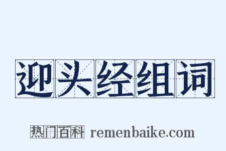 迎头经组词是什么意思的图片